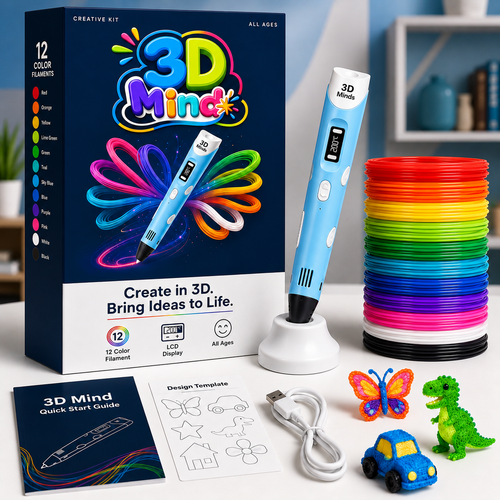 MindSpark™ 3D Printing Pen Set